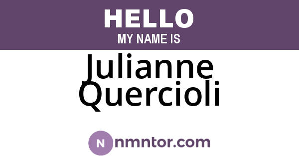 Julianne Quercioli