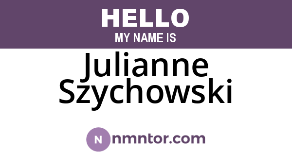 Julianne Szychowski