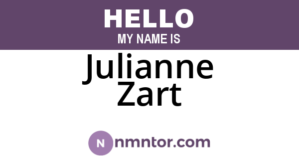 Julianne Zart