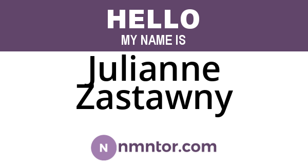 Julianne Zastawny