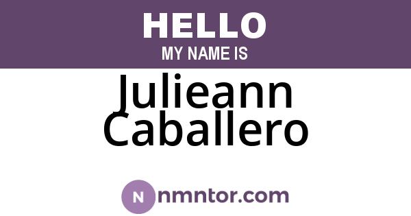 Julieann Caballero
