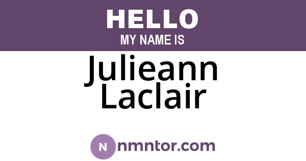 Julieann Laclair
