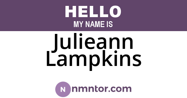 Julieann Lampkins