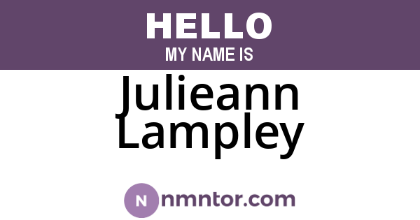 Julieann Lampley