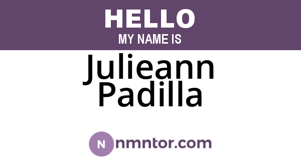 Julieann Padilla