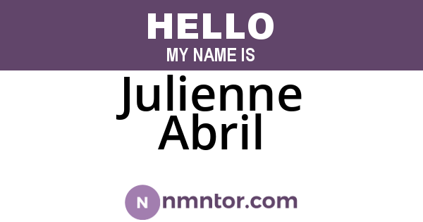 Julienne Abril