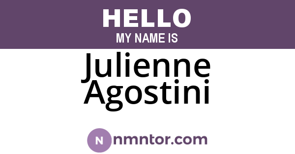 Julienne Agostini