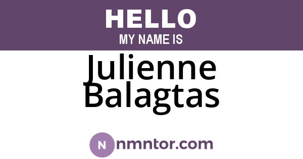 Julienne Balagtas