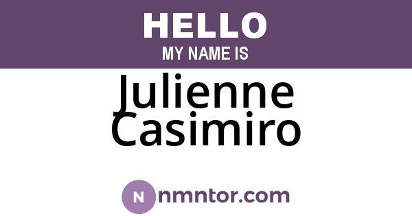 Julienne Casimiro