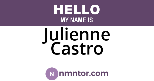 Julienne Castro