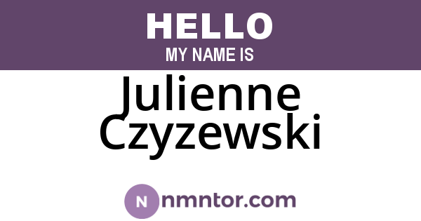 Julienne Czyzewski