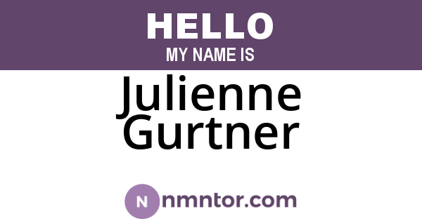 Julienne Gurtner