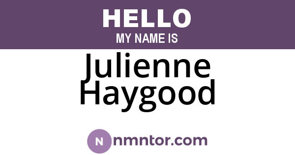 Julienne Haygood