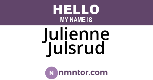 Julienne Julsrud