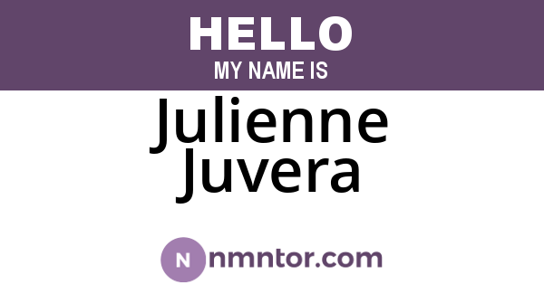 Julienne Juvera