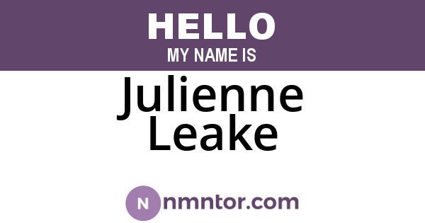 Julienne Leake