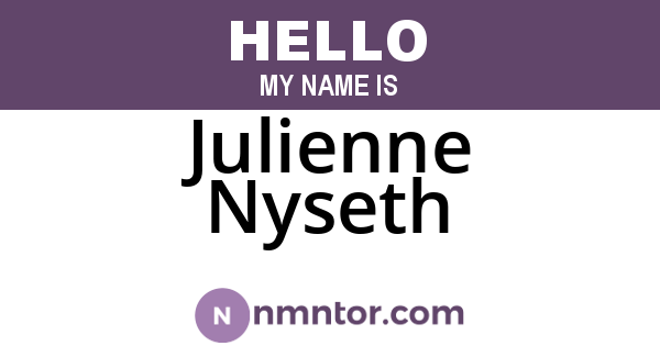 Julienne Nyseth