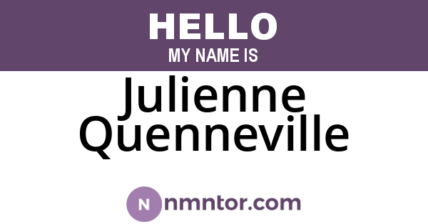 Julienne Quenneville