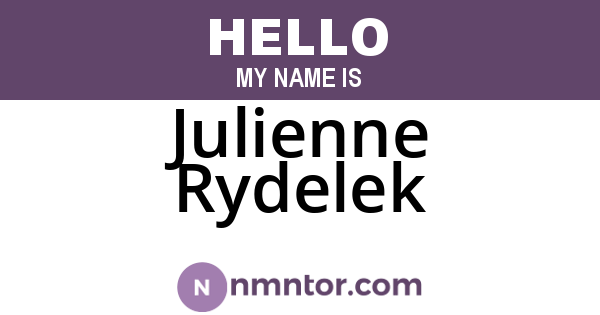 Julienne Rydelek