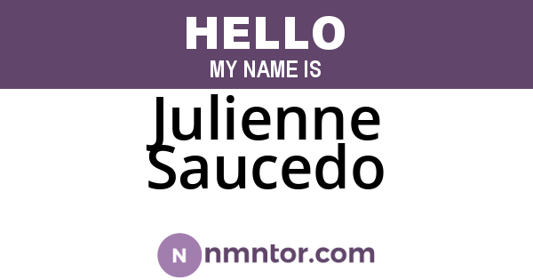 Julienne Saucedo