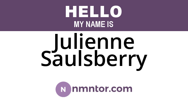 Julienne Saulsberry