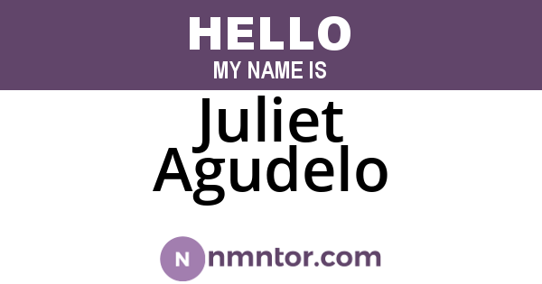 Juliet Agudelo
