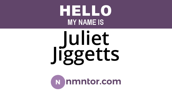 Juliet Jiggetts