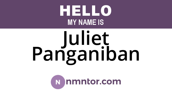 Juliet Panganiban