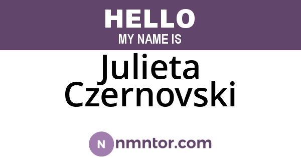 Julieta Czernovski