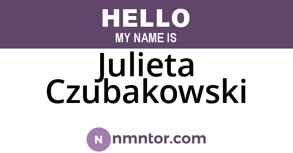 Julieta Czubakowski