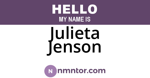 Julieta Jenson