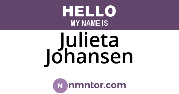Julieta Johansen