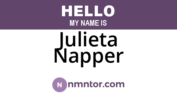 Julieta Napper