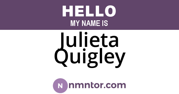 Julieta Quigley