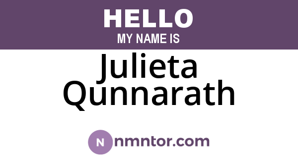 Julieta Qunnarath