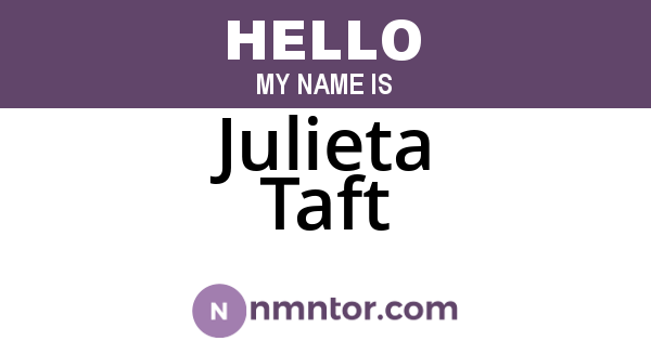 Julieta Taft