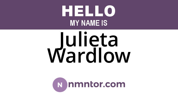 Julieta Wardlow