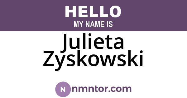 Julieta Zyskowski