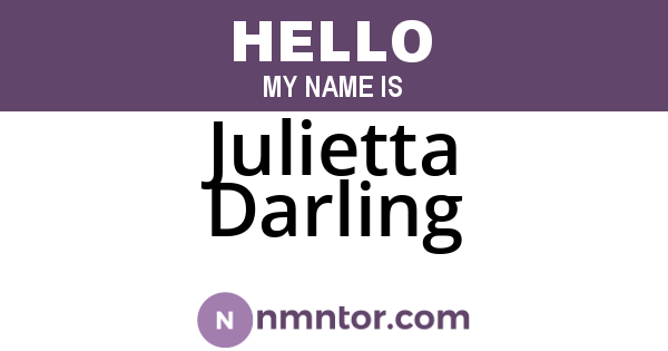 Julietta Darling