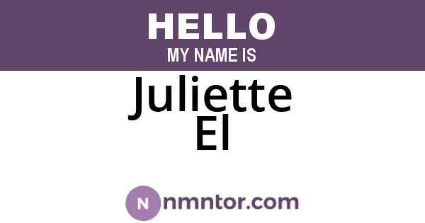 Juliette El
