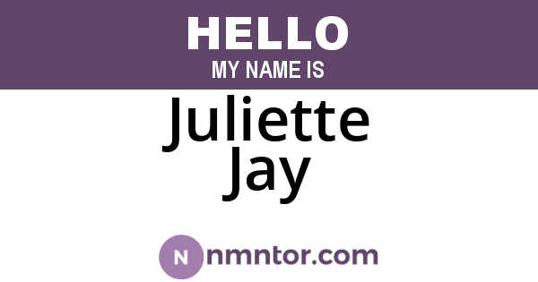 Juliette Jay