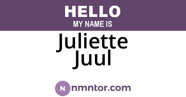 Juliette Juul