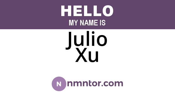 Julio Xu
