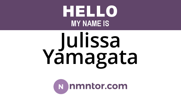 Julissa Yamagata