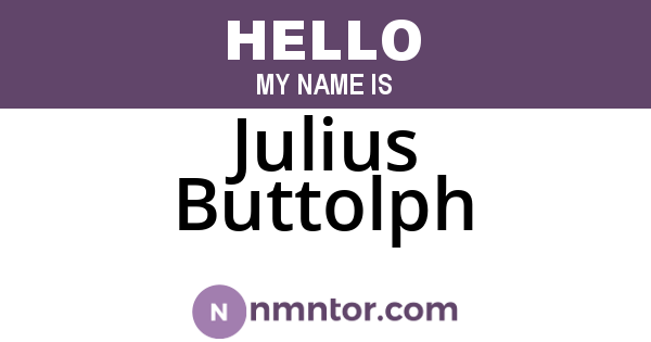 Julius Buttolph