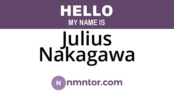 Julius Nakagawa