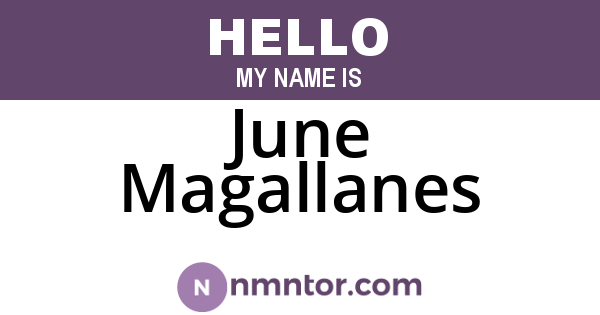 June Magallanes