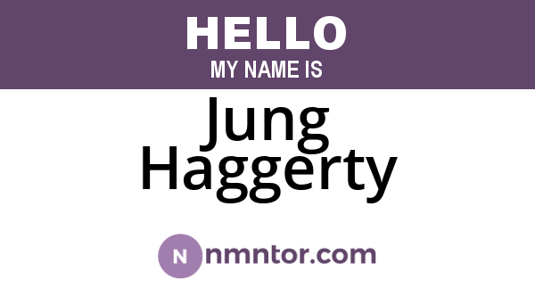 Jung Haggerty