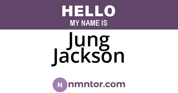 Jung Jackson