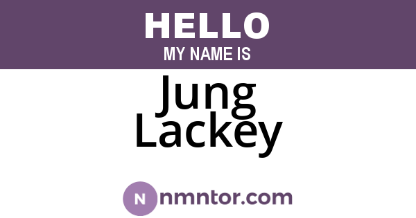 Jung Lackey